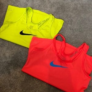 2 Nike pro tank tops